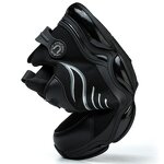 Men's Steel Toe Safety Shoes Manufacturer - Black Breathable Anti-smashing Quick Lacing Non-slip Security Guard Shoes