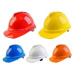 Construction Hard Hat Manufacturer - Small Key Chain Lineman V Guard Full Brim White Navy Blue ABS Safety Helmet for Industry Type 2 Workers