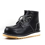Men's Genuine Leather High Boots Manufacturer - Waterproof Lining & Goodyear Welt Oil-Resistant Safety Features