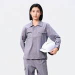 Construction Work Uniform Manufacturer - 100% Cotton 270 Grams Thick Twill Breathable PPE Sets Knee-Length Design Safety Customized Logo Unisex