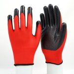 Nitrile Coated Gloves Manufacturer - 42 Grams High Impact Dipped Hand Grey Construction Protective Cut Work Safety