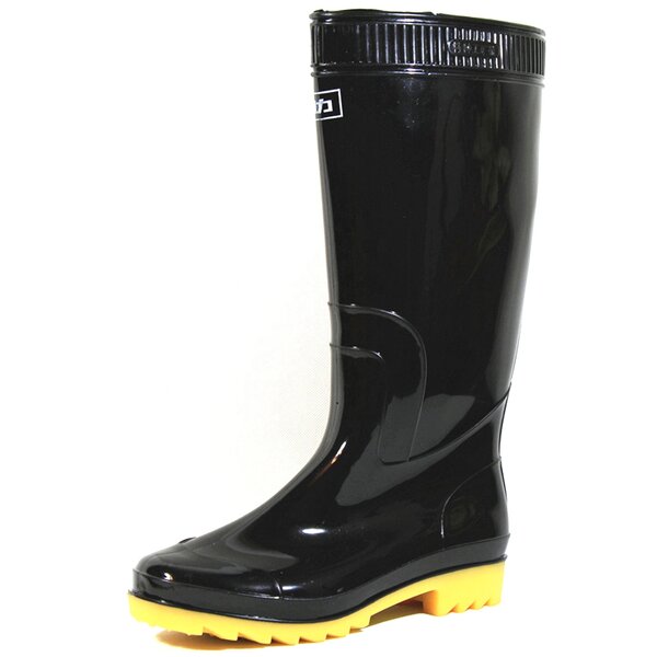 Men's PVC Rain Boots Manufacturer - Knee-Length Waterproof Custom Printed High-Mining Wholesale Rubber Shoes with Steel Toe for Winter Summer