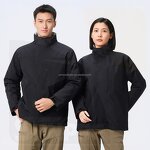 Lightweight Jacket Manufacturer - SunPPE Unisex Premium Artificial Air Cotton Filled Detachable Lined Hood YKK Zipper Windproof Waterproof