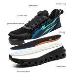 Unisex Safety Shoes Manufacturer - Fashion Steel Toe Sport DIY Work Sports Quick Lacing Lightweight PU Outsole Microfiber