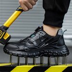 Steel Toe Safety Shoes Manufacturer - MECHS High Quality Sport Mecha Style Mesh Upper Factory Work Sports Lightweight Industrial Unisex
