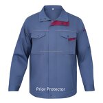 Construction Work Uniform Manufacturer - 80/20 TC 235g Thick Twill Breathable Cotton PPE Sets Knee-Length Safety Workwear