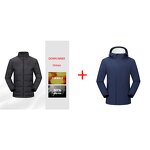 Lightweight Jacket Manufacturer - SunPPE Unisex Premium Artificial Air Cotton Filled Detachable Lined Hood YKK Zipper Windproof Waterproof