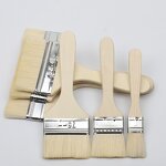 Paint Brushes Manufacturer - Industrial Grade 1 2.5 3 4 Inch Wool Fiber Bulk Wooden Handle Professional Hand Tools DIY Customizable OEM