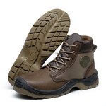 Men's Safety Boots Manufacturer - HOT Sale Factory Waterproof Black High Cut Microfiber Leather Funky Steeltoe for Autumn Winter