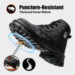 Lady Women Safety Shoes Manufacturer - Wholesale Cheap Price Heavy Duty Steel Toed Work Boots Martin Style Microfiber Upper