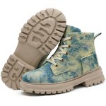 Unisex Safety Shoes Manufacturer - Wholesale Cheap Price Heavy Duty Steel Toed Work Boots Color Canvas Upper for Men & Women Winter