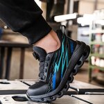 Unisex Safety Shoes Manufacturer - Fashion Steel Toe Sport DIY Work Sports Quick Lacing Lightweight PU Outsole Microfiber