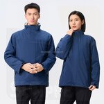 Winter Jacket Manufacturer - SunPPE Unisex Premium White Duck Filled Detachable Lined Hooded YKK Zipper Windproof Waterproof Custom LOGO