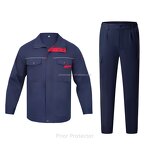 Construction Work Uniform Manufacturer - 80/20 TC Cotton Breathable PPE Sets Knee-Length Design for Safety