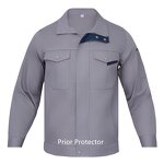 Construction Work Suits Manufacturer - 80/20 TC 235 Grams Thick Twill Breathable Cotton Sets Knee-Length Design Safety Working Clothes