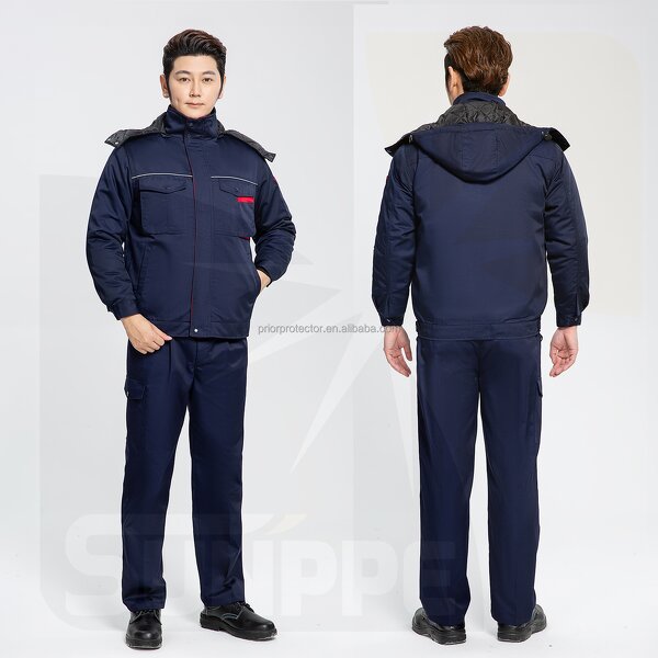 Winter Work Clothes Manufacturer - SunPPE Custom Logo Plus Size Men's Women's Workwear Thick Cotton Disassemble Lining Polyester