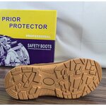 Men's Safety Boots Manufacturer - Popular High Cut Top Layer Genuine Leather Work New Fashion Industrial Construction