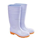 Men's Rain Boots Manufacturer - New Material Clean High Quality PVC Insole Non-Slip Knee-High Cotton Lining for Outdoor Work & Garden Use