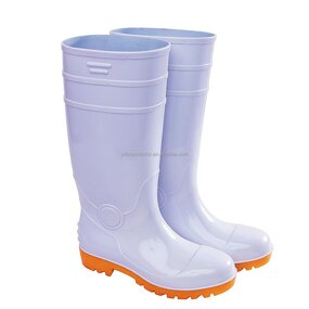 Men's Rain Boots Manufacturer - New Material Clean High Quality PVC Insole Non-Slip Knee-High Cotton Lining for Outdoor Work & Garden Use