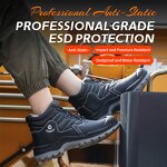 Unisex Work Boots Manufacturer - Custom Construction Factory Low Cut Anti-Slip Winter Waterproof Leather Size 40 Breathable Steel Toe Wholesale