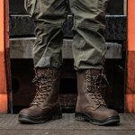 EN20345 Safety Boots Manufacturer - Custom Crazy Horse Leather S3 Steel Toe Long Lasting for Mining Oil Field Worker in Summer Autumn