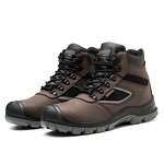 Men's Industrial Safety Shoes Manufacturer - ZP Waterproof Leather Dual Density PU Sole Breathable Black Steel Toe Fashion