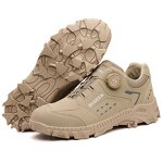 Men's Casual Safety Shoes Manufacturer - Lightweight Steel Toe Stylish Breathable Comfortable Microfiber Upper Metal Custom Logo