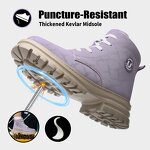 Lady Women Safety Shoes Manufacturer - Wholesale Cheap Price Heavy Duty Steel Toed Work Boots Microfiber Upper