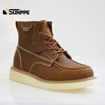 EN20345 Safety Boots Manufacturer - Custom Half Knee Summer Winter Crazy Horse Leather Genuine Welt Year Cowboy Style