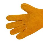 Welding Safety Gloves Manufacturer - China Blue Short Cuff Heat Resistant Split Work Anti-Impact Anti-Slip for Industrial Work
