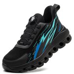 Unisex Safety Shoes Manufacturer - Fashion Steel Toe Sport DIY Work Sports Quick Lacing Lightweight PU Outsole Microfiber