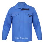 Construction Work Uniform Manufacturer - 80/20 TC Cotton Thick Twill Breathable PPE Sets Knee-Length Design Safety Unisex