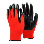 Nitrile Coated Gloves Manufacturer - 42 Grams High Impact Dipped Hand Grey Construction Protective Cut Work Safety
