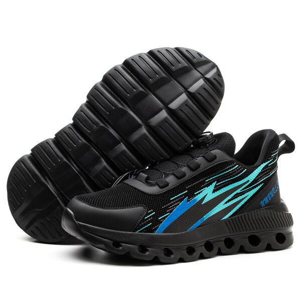 Unisex Safety Shoes Manufacturer - Fashion Steel Toe Sport DIY Work Sports Quick Lacing Lightweight PU Outsole Microfiber