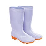 Men's Rain Boots Manufacturer - Steel Toe Mid-Plate High Quality PVC Insole Non-Slip for Outdoor Work & Garden Use