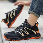 Plastic Toe Safety Shoes Manufacturer - High Quality Color Anti Puncture Ergonomic Microfiber Upper MD Rubber Outsole Mesh Lining