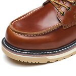Men's Goodyear Welt Boots Manufacturer - High Quality Oil Resistant Waterproof Lining Genuine Leather Top Layer Safety Shoes