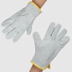 Welding Gloves Manufacturer - Industrial Work Safety Pink Red Full Leather Cowhide Anti-Slip Tig for Hand Protection Export Grade