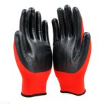 Nitrile Coated Gloves Manufacturer - 42 Grams High Impact Dipped Hand Grey Construction Protective Cut Work Safety