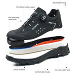 Men's Casual Safety Shoes Manufacturer - Lightweight Steel Toe Stylish Breathable Comfortable Microfiber Upper Metal Custom Logo