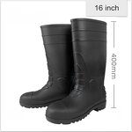Rubber Wellington Rain Boots Manufacturer - Custom Color with Steel Toe Safety PVC CE Certified Waterproof for All Seasons