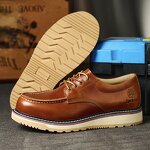 Men's Goodyear Welt Boots Manufacturer - High Quality Oil Resistant Waterproof Lining Genuine Leather Top Layer Safety Shoes