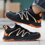 Plastic Toe Safety Shoes Manufacturer - High Quality Color Anti Puncture Ergonomic Microfiber Upper MD Rubber Outsole Mesh Lining