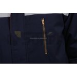 Winter Work Clothes Manufacturer - Custom Logo for Women & Men Navy Red Polyester with Cotton Lining Thick and Warm Uniforms