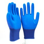 PU Coated Gloves Manufacturer - 42 Grams High Impact Dipped Nitrile Grey Construction Protective Safety for Industrial Work Guangzhou