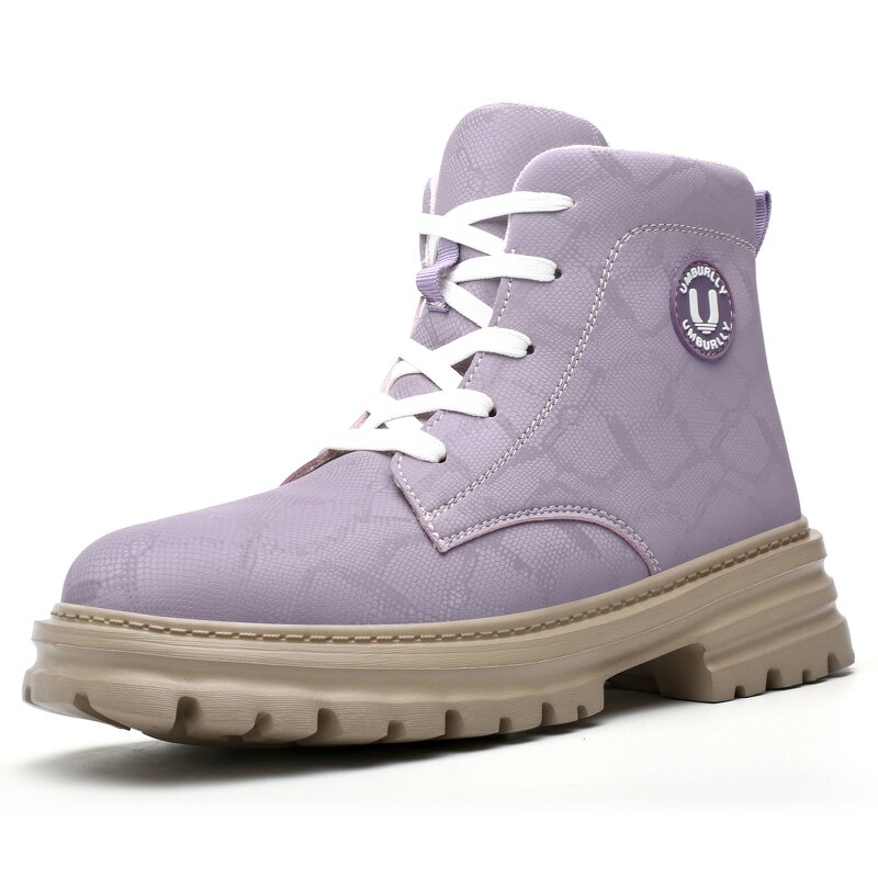 Lady Women Safety Shoes Manufacturer - Wholesale Cheap Price Heavy Duty Steel Toed Work Boots Microfiber Upper