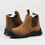 Safety Shoes Manufacturer - ZP for Men & Women Low Cut Casual Chelsea Sneaker with Genuine Leather and PU Outsole Steel Toe for Winter Season