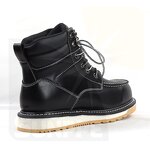 Men's High Boots Manufacturer - High Quality Genuine Leather Waterproof Lining Goodyear Welt Oil-Resistant Work Safety