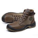 Unisex Safety Boots Manufacturer - Fashion Oil Resistant Waterproof Black High Cut Microfiber Leather Funky Steeltoe Factory Winter