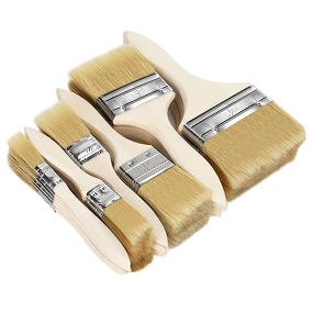 Paint Brushes Manufacturer - Professional High-Grade Bulk 1 2.5 3 4 Inch Wooden Handle Hand Tools DIY & OEM Customizable